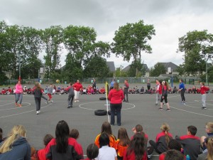 Student-teacher-volleyball-game